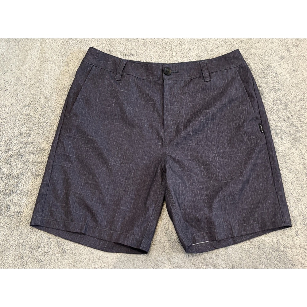 Oakley Mens 30 Gray Regular Fit Golf Shorts Athletic Outdoor Casual Flat Front